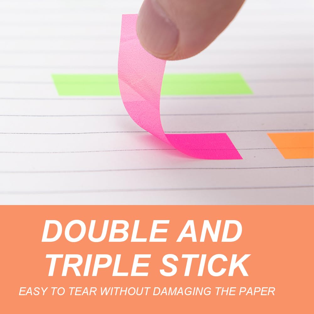 JOKILY Sticky Notes Set, 5 Formaten Met Beschrijfbare Etiketten Kantoorbenodigdheden Huishoudelijk