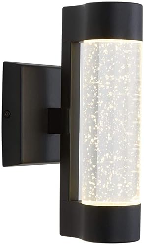 Artika Essence - Lámpara LED de pared moderna para interiores y exteriores, color negro