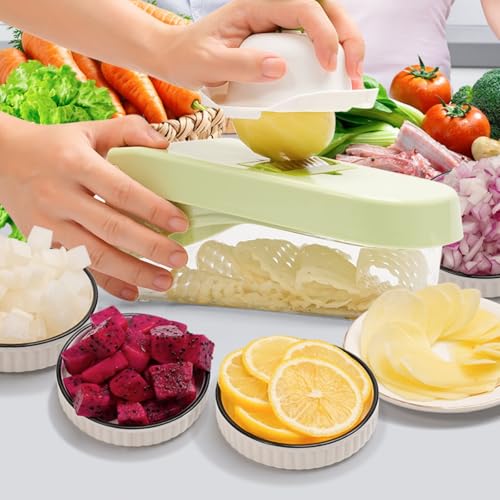 Cortadora y ralladora multifuncional 17 en 1 para cocina miniatura 4