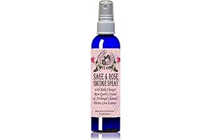 White Sage & Rose Smudge Spray for Spiritual Rituals