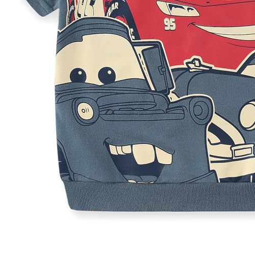 Image of Disney Cars Lightning McQueen Boys 2 Piece Short Sleeve T-Shirt and Shorts Set for Toddler and Big Kids