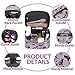FZDXZJJ Makeup Travel Bag Organizer Toiletry Bag for Women Portable Cosmetic Storage Case with Handle, Large Capacity Lightweight Toiletries Brush Zipper Bag - Cat Magic
