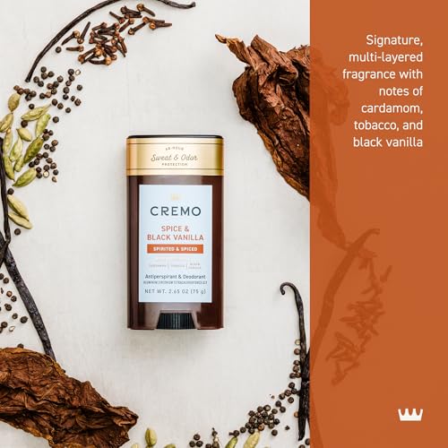 Image of Cremo Deodorant for Men, 48-hour Sweat and Odor Protection