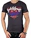 JACK & JONES T-shirt pour homme Loisir/Sport/Club, Raven (Slim Fit ), S