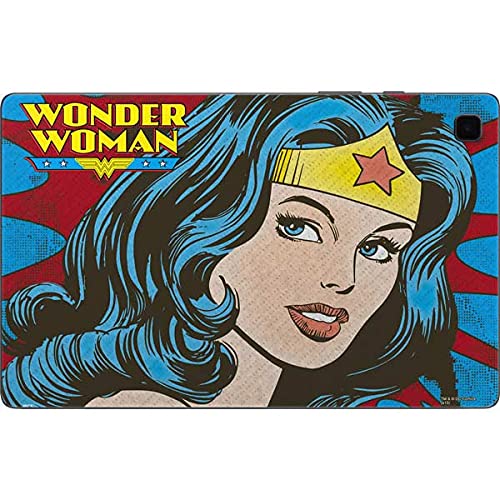Skinit Tablet Decal Skin Compatible with Samsung Galaxy Tab A7 (2021) - Officially Licensed Warner Bros Wonder Woman Vintage Profile Design