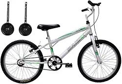 Bicicleta Aro 20 Infantil Masculina Freios V Brake Com Rodinhas