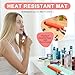 Suafrnut Plus Size Silicone Heat Resistant Mat, Portable Travel Hot Tools Pad Cover for Curling Iron, Flat Iron, Hair Straightener and Other Hair Styling Tools(12.0