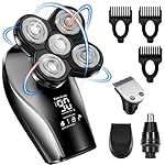 Head Shaver, Electric Razor for Men, Bald Head Razor Grooming Kit with LED Display, Wet/Dry USB Rechargeable Rotary…