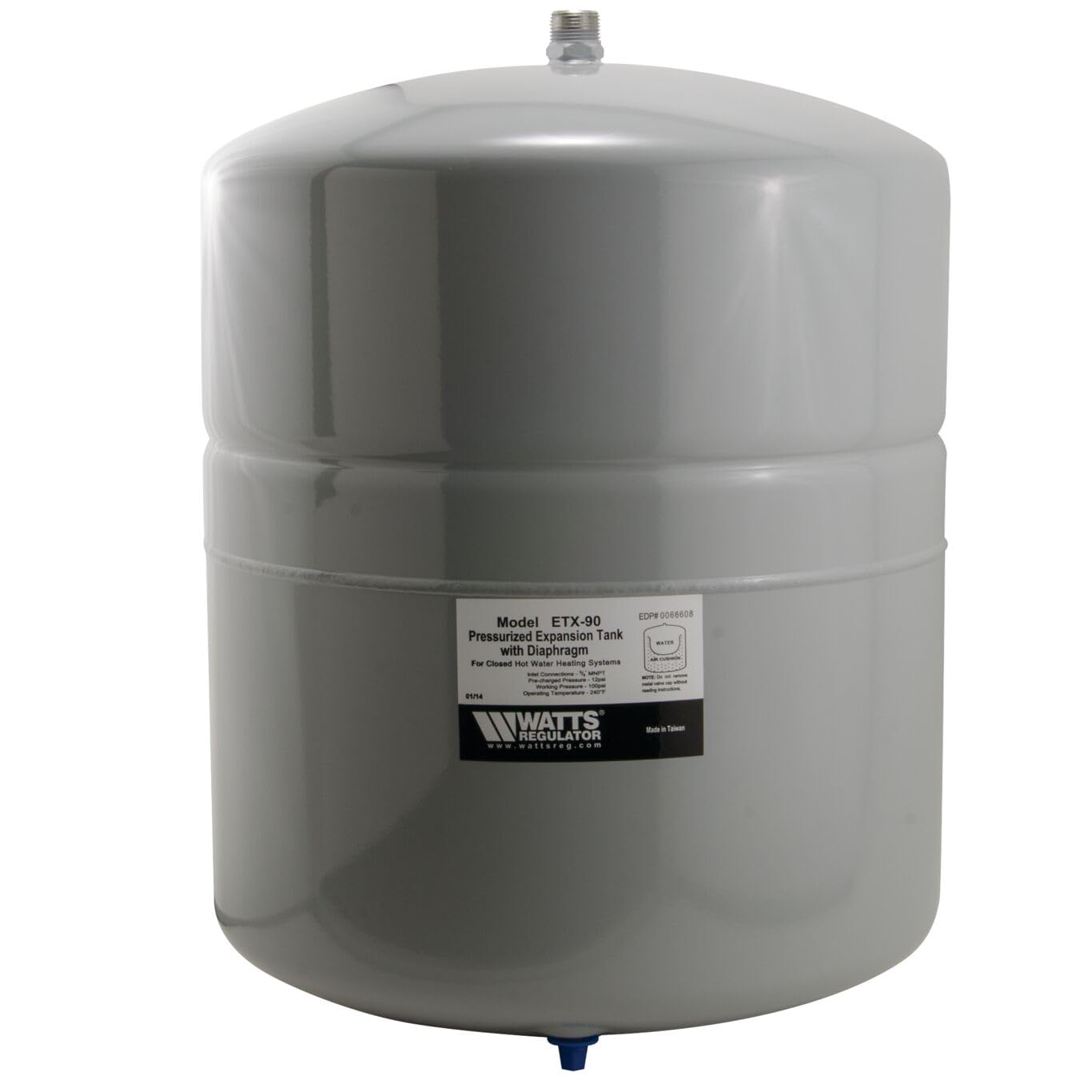 ETX-90 15-Gallon Non- Potable Expansion Tank for Closed-Loop Systems