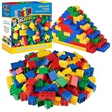 Strictly Briks Building Toy Big Blocks - Compatible with Lego Duplo Set for Toddlers & Kids Creative Play & Learning, 108 Set/Basic Colors
