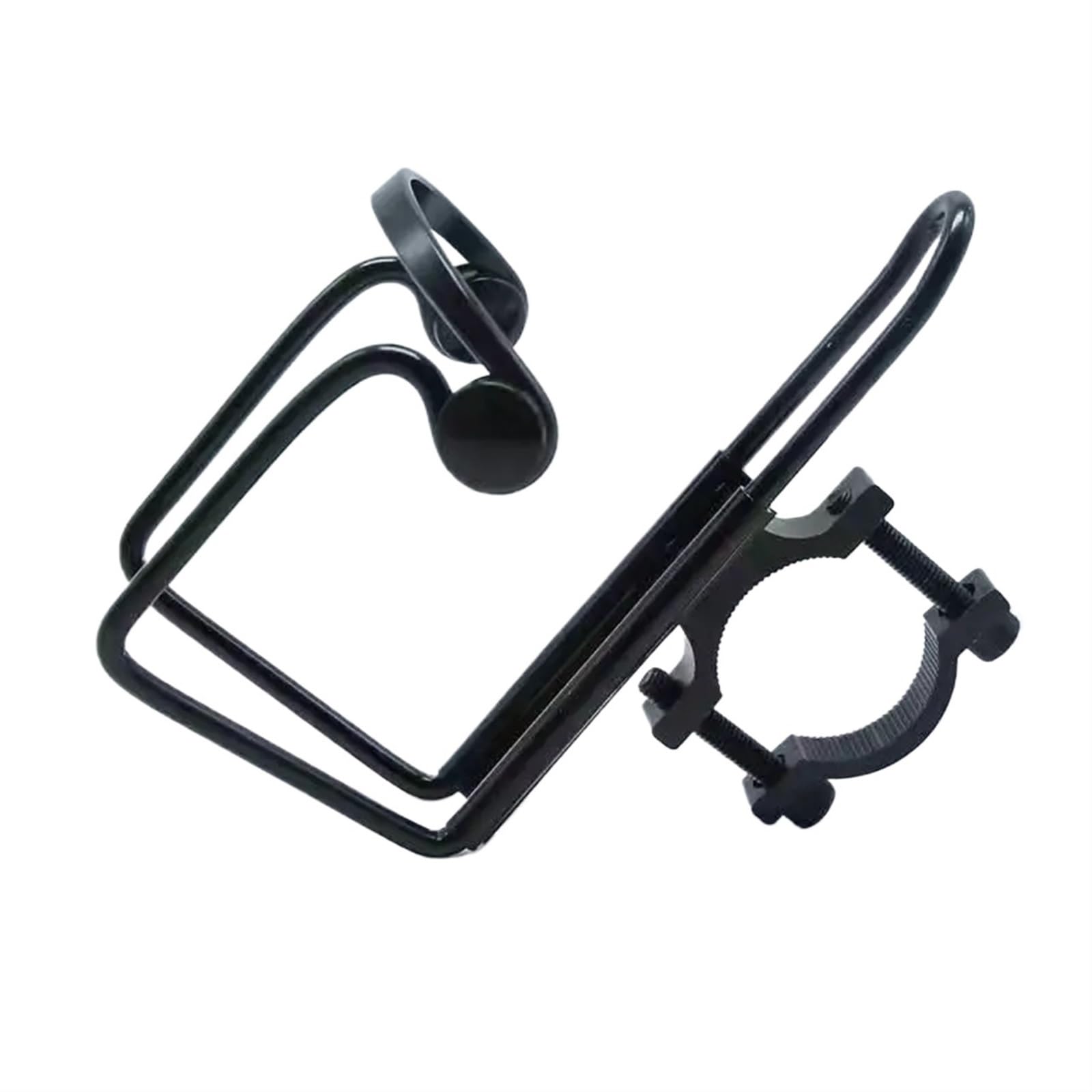 LKLNCXC Bottle Cages Motorcycle Stainless Steel Drink Cup Holder Beverage Water Bottle Stand For XV750 XV 750(Black)
