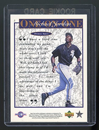 Amazon.com: 1995 Upper Deck #5 One on One Michael Jordan