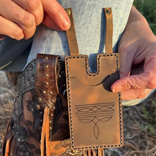 2025 Fashion Leather Wallet, Western Style Boot Wallet, Women's Buckle, Handmade Credit Card Clip(Color-C)2