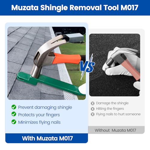 Muzata Roof Shingle Removal Pry Bar