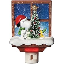 Roman 30276 Peanuts Snoopy Nightlt6, Multi-Colored, 6 X 4 Multicolor