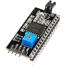 PCF8574 I2C/IIC LCD Adapter Board for 1602/2004 Display, Serial Interface Module for Arduino, Raspberry Pi, and DIY Electronics Projects