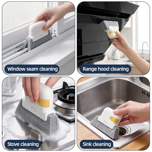 Image of 12-51'' Telescopic Window Squeegee for High Windows, 2-in-1 Window Cleaning Kit with Extra Silicone Blade & Hook, Professional Squeegee for Shower Glass Doors (Window Squeegee Set)