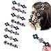 Produktbild 4/8STÜCK Haarspange Mit Kristallblume, Haarspange Mit Klammern,sparkling Crystal Stone Braided Hair Clips (8PCS)