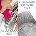 Glisten Washing Machine Cleaner, Helps Remove Odor, Buildup, and Limescale, Fresh Scent, Made in the USA, 12 Ounce Bottle, 3-Pack