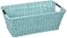 Whitmor Rattique Small Shelf Tote Seafoam