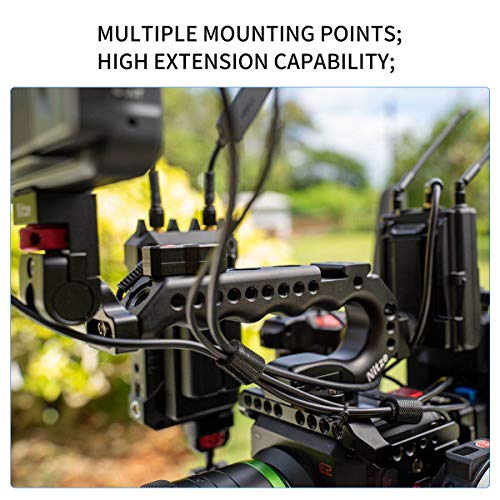 Nitze Stinger Handle Universal Top Handle Grip for Camera Cage with Built-in QR NATO Clamp - PA28-A