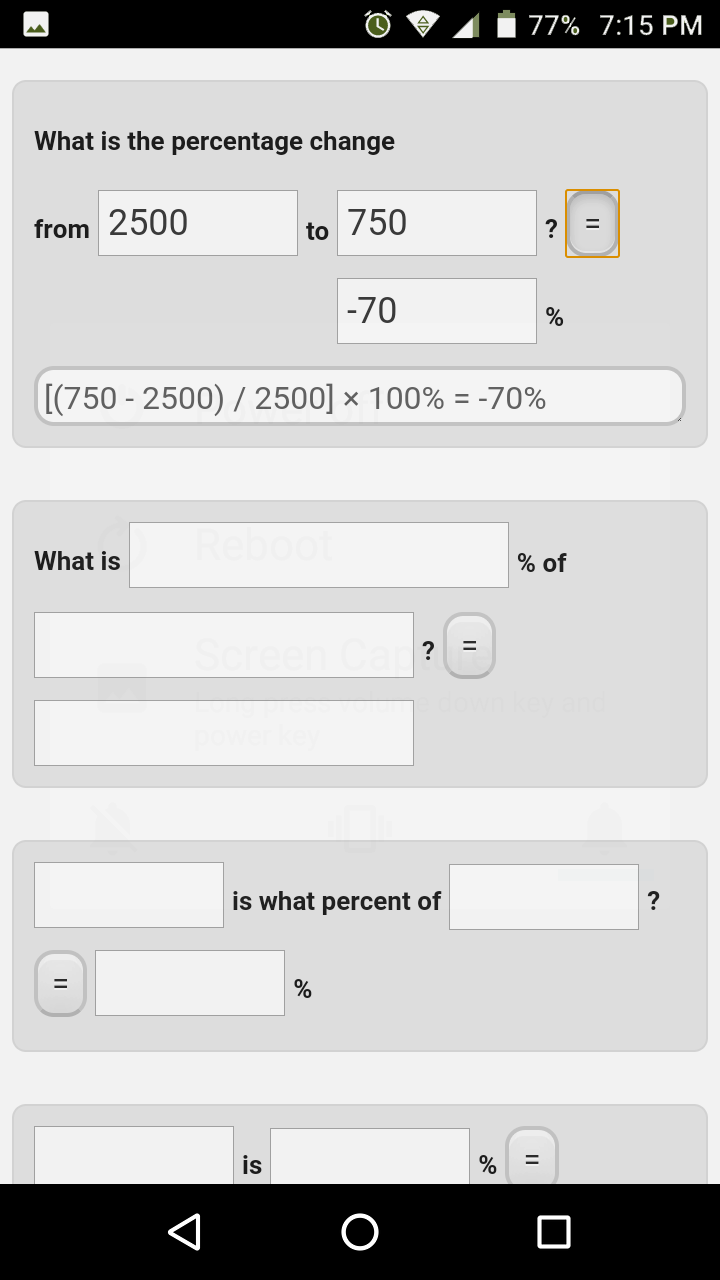 Percentage Calculator App On Amazon Appstore
