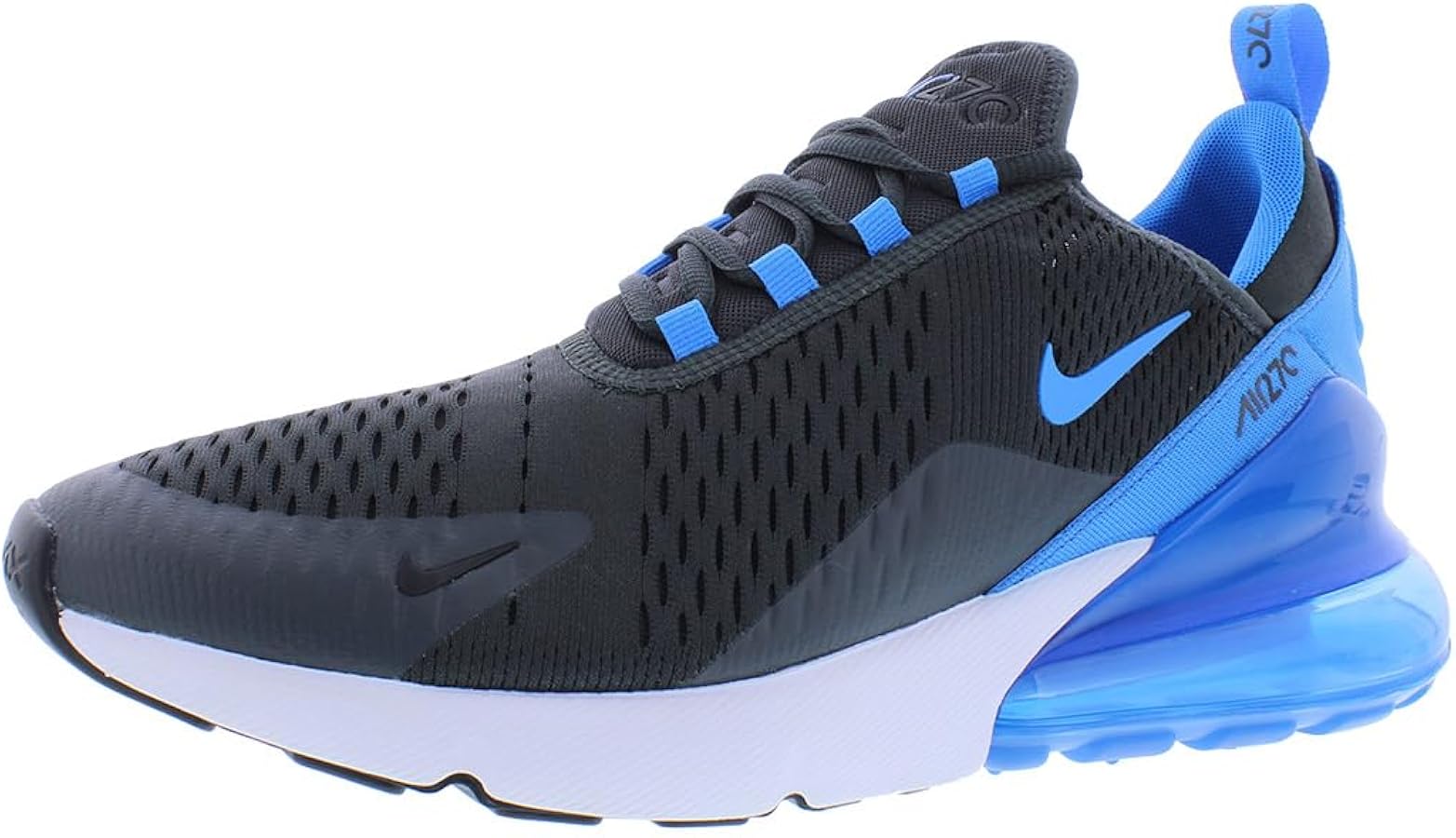 Nike Air Max 270 Black Anthracite Blue - 42, Black Blue 028, 9 US