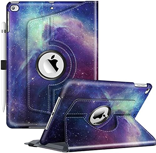 Étui Pour IPad 10.2" 9e/8e/7e Génération - Avec Porte-crayon Et Support Trifold - Motif Polka Dot Rose - Protection Complète