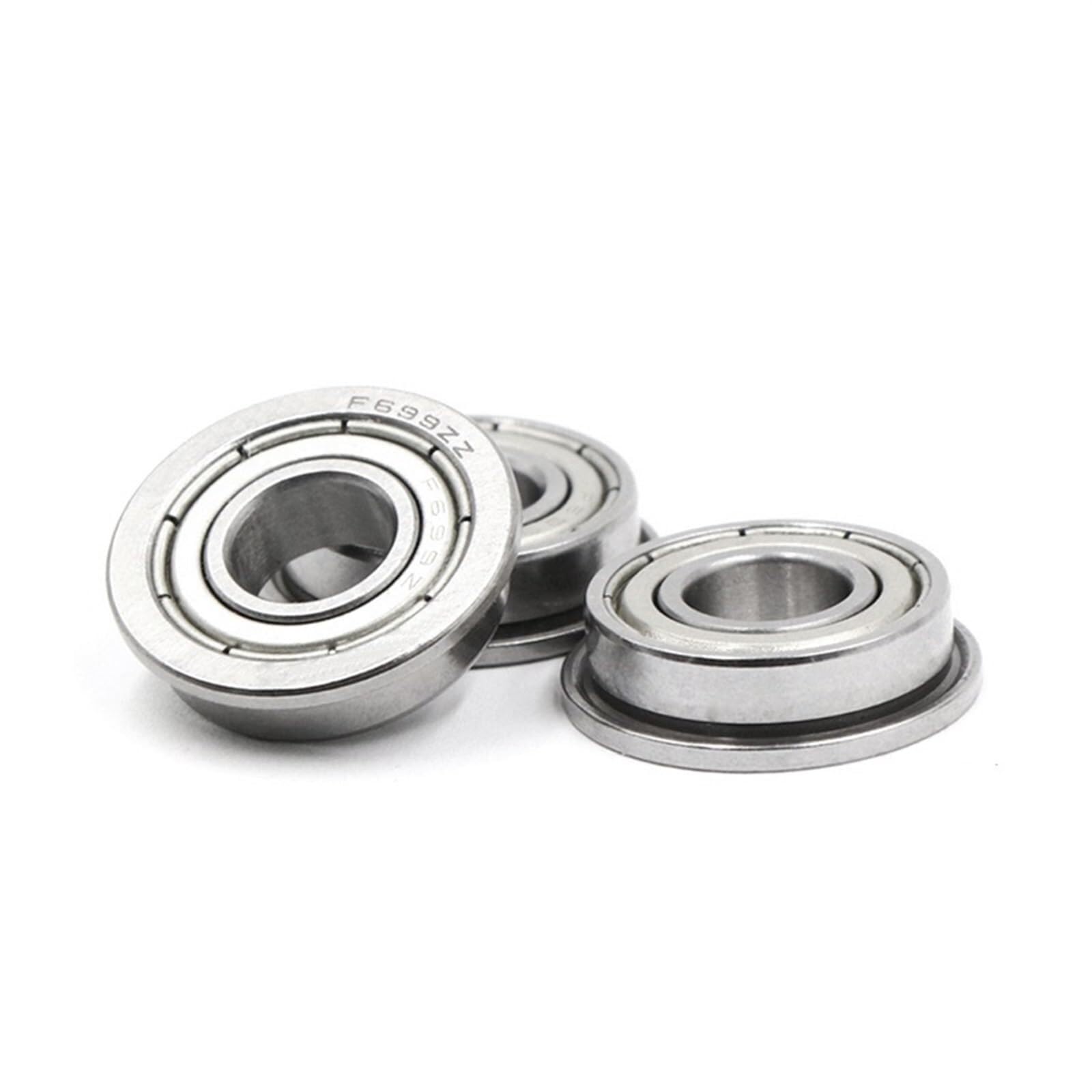 Gqnblvhzupdm One Color Industrial Shaft Bearings, 2Pcs Flange Bearing F681x-Zz F682zz F683zz F684zz F685zz F686zz F687zz F688zz F689zz(F683zz Boutique)(F689zz Boutique)