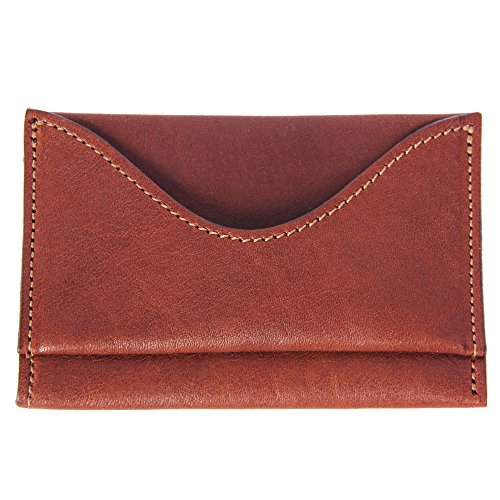 Col. Littleton Full-Grain Leather No.33 Front Pocket Wallet | Made in USA | Brown