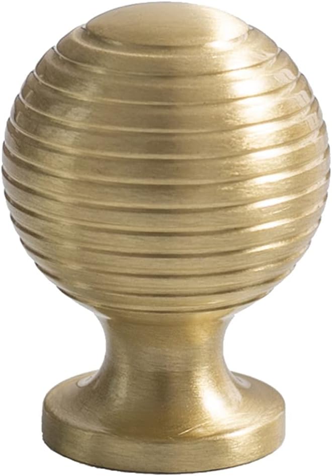 Gold Knobs Round Knobs Brushed Brass Knobs