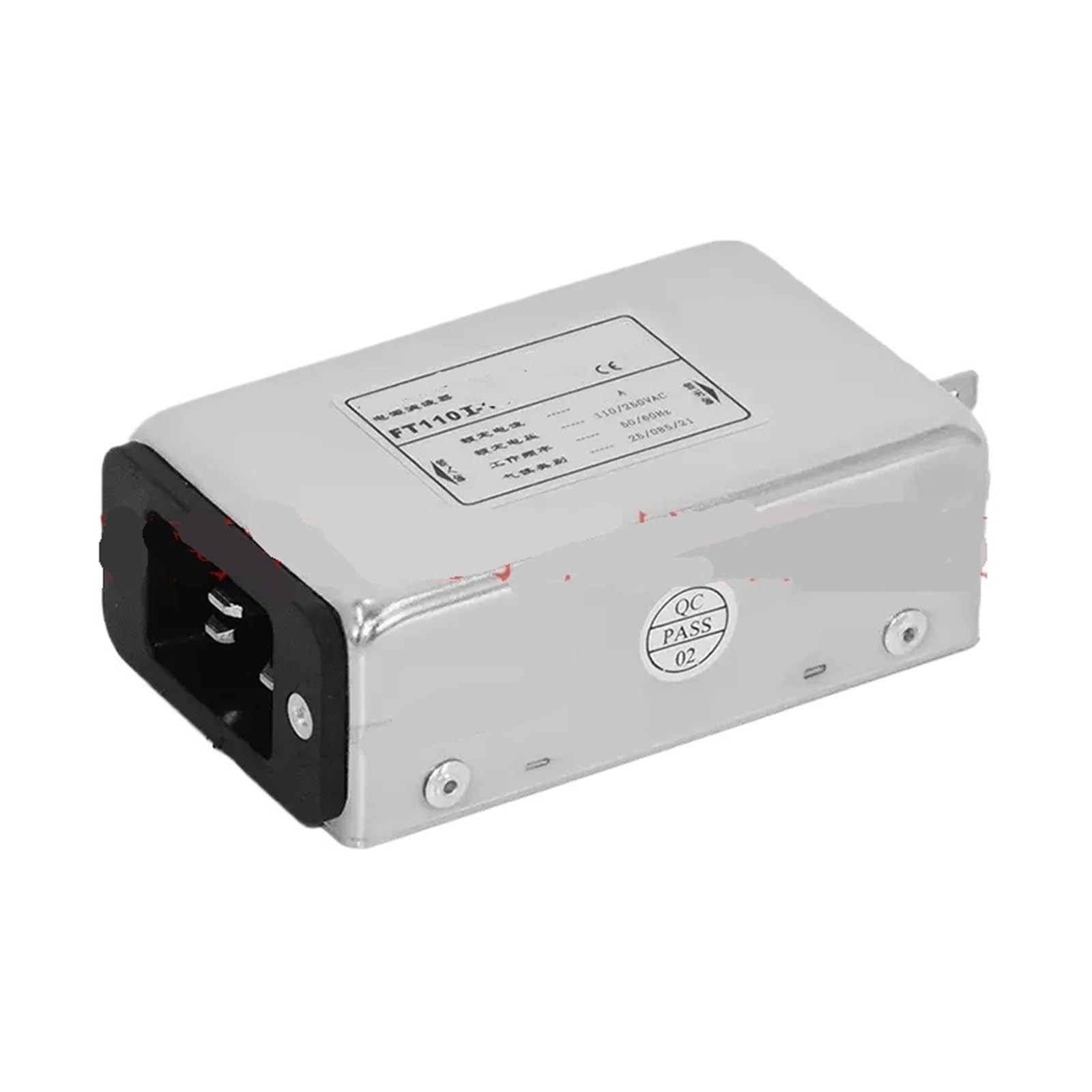 Netzfilter mit Steckertyp FT110I-1A 250V