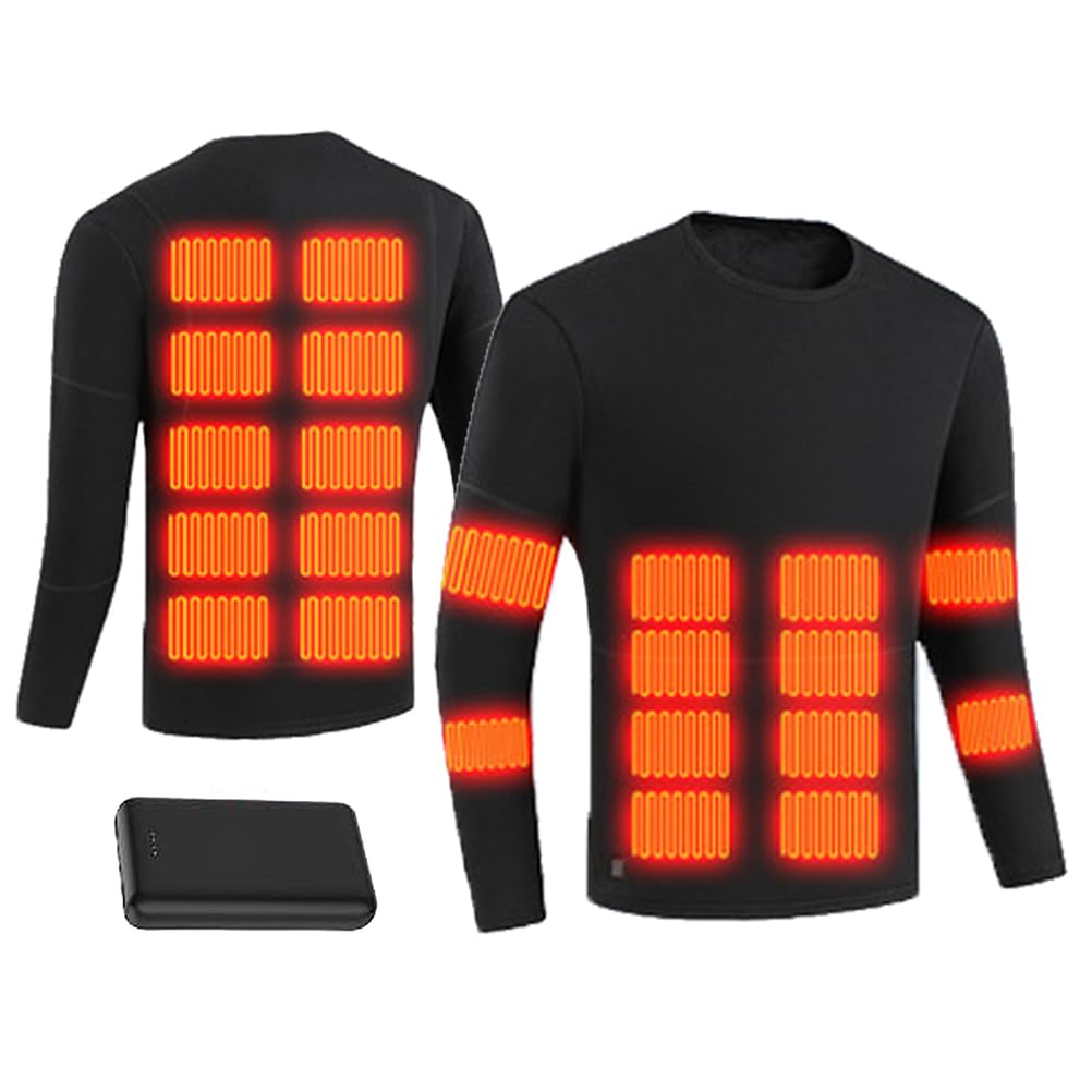 Ropa Interior Térmica Calefactable, Ropa Inteligente Eléctrica para Hombres Y Mujeres, Capa Base Tipo Calzoncillo Largo para Esquí Y Actividades Al Aire Libre