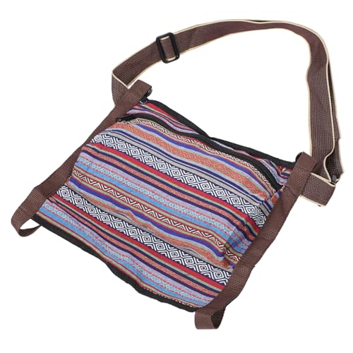 TOYANDONA Bolsa De Almacenamiento De Esterilla De Yoga Plegable Colgante Pequeño Slip para Gimnasia Estera Portador De Colchonetas Deportivas Organizador De Yoga Poliéster Algodón