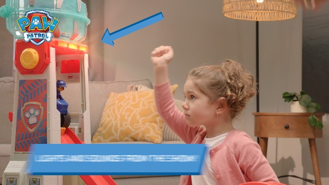 PAW Patrol: Rescue Wheels Super Loop Tower HQ, with Light