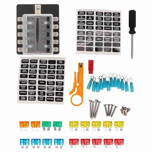 Boîte 10 voies ABS premium 100A pour protection électrique auto
