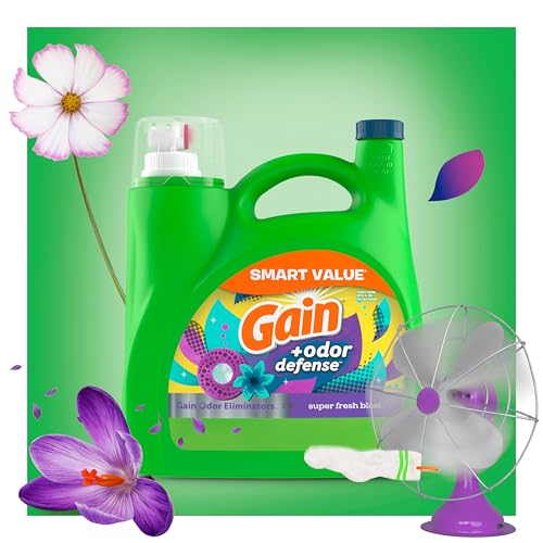 Save 25% on Gain Odor Defense Laundry Detergent, 107 Loads