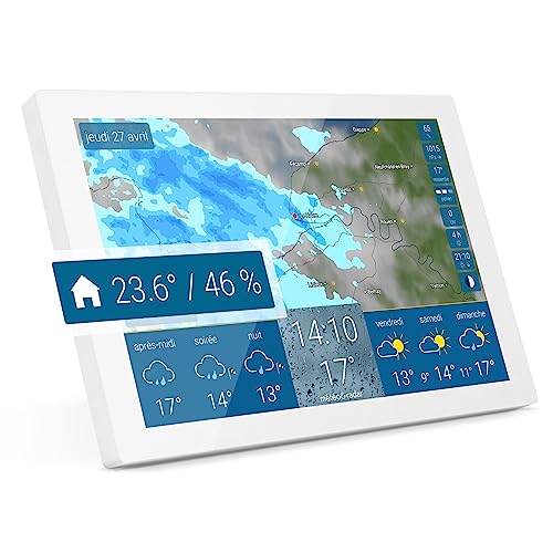 WetterOnline météo & radar home 3 - affichage : nouvelle génération de la station WiFi avec capteur du climat ambiant, prévisions détaillées, données...
