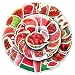 50Pcs Watermelon Stickers,Waterproof Vinyl Cute Summer Fruit Refreshing Treat Stickers for Journaling,Laptop,Water Bottle, Planner,Scrapbook,Phone Case,Tumbler,DIY Decor for Fruit Lovers