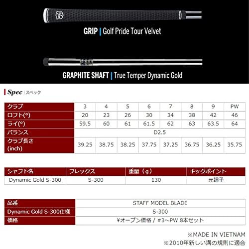 Amazon.co.jp: ウィルソンスタッフ STAFF MODEL BLADE アイアン セット