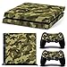 Mcbazel Autocollant antidérapant Autocollant en Vinyle Peau Couverture Plaques adhésives Autocollantes pour PS4 d'origine uniquement (pas pour PS4 Slim / Pro)-Camouflage