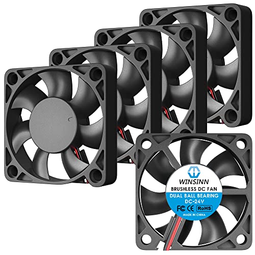 Ventilador de refrigeración 50mm sin escobillas 24V y 6000 RPM con cable de 30cm XH2.54