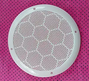 LJL Traders Exhaust Fan Cover / Wall Exhaust Fan Chimney Vent Pipe Cover / Mosquito Net Cover / Dust Controller - 8 inch Round - 2 Piece.