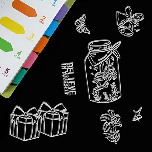 GLOBLELAND Serie di Fata Timbro trasparente Timbro...