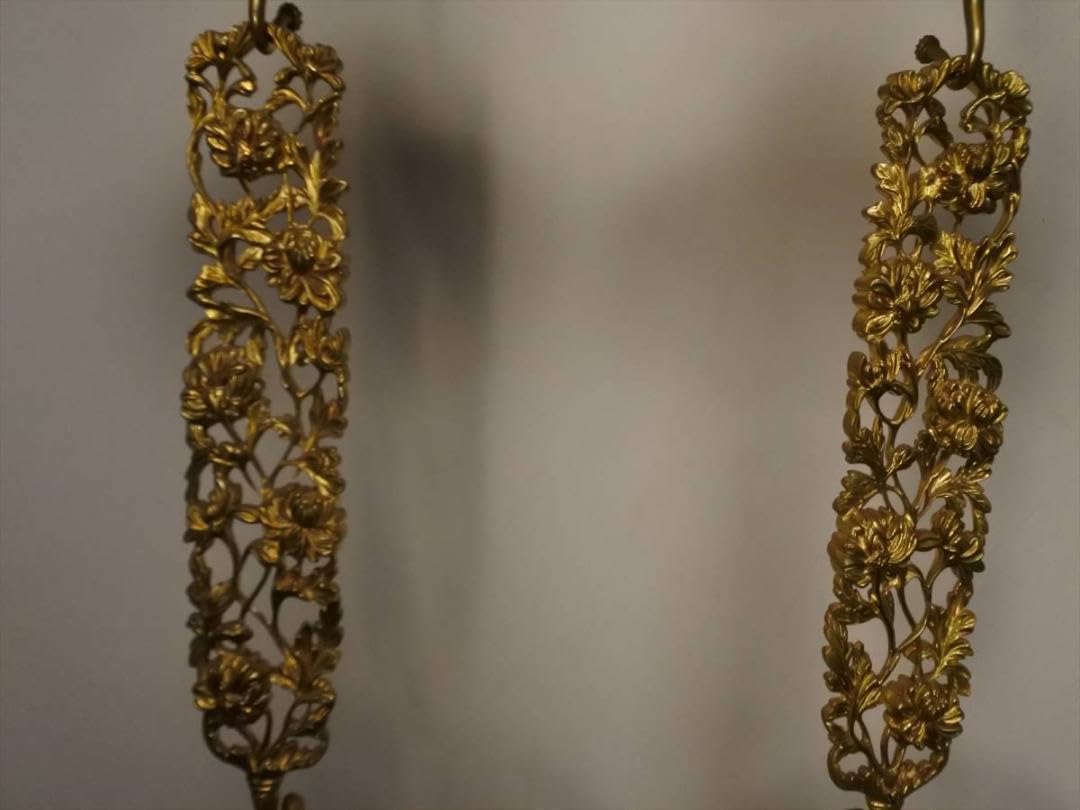 Amazon.co.jp: 収集品 極上菊輪灯 西本願寺 高田派 大きな仏壇用 仏具 