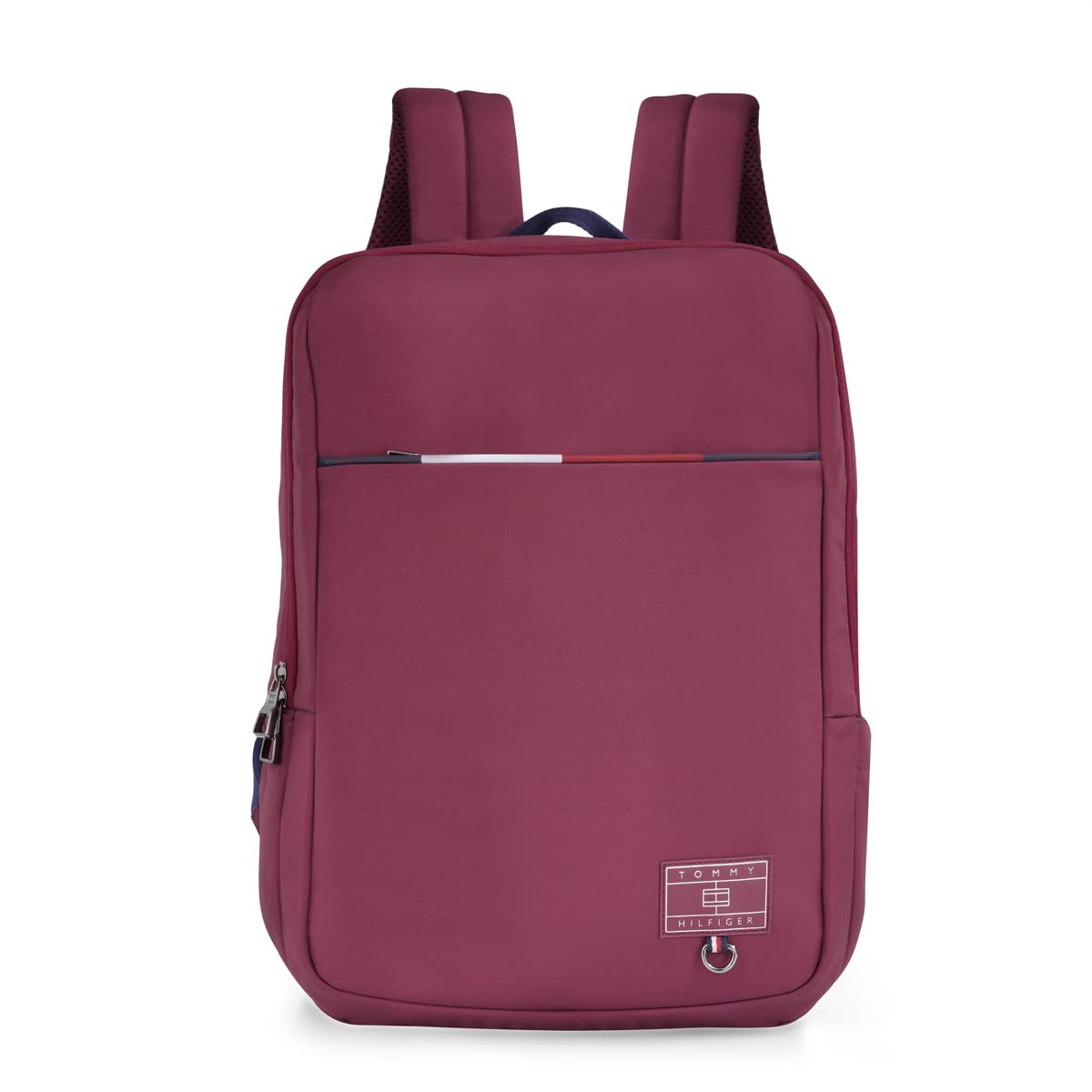Tommy Hilfiger Prius Polyester Unisex 22L Laptop Backpack (14 Inch) - Burgundy (B0CQZ38PFX) Amazon Price History, Amazon Price Tracker