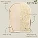 Cottegy Premium Exfoliating Loofah Gloves – Natural Egyptian Loufa Sponge Body Scrubber Mitts for Soft, Radiant Skin – Left and Right Thumb Holes - Gentle Exfoliation & Deep Clean (1-Pack) (Count 2)