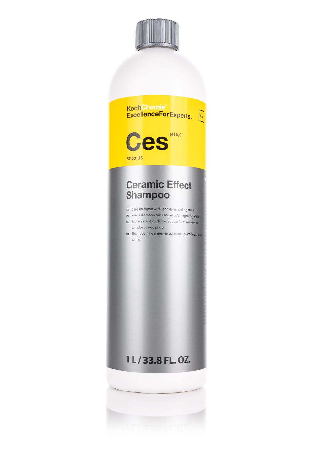 KOCHCHEMIE - Ceramic Effect Shampoo (Ces) - High-Gloss Car Wash & Sealant – Hydrophobic Protection for Coated Surfaces – Berry Almond Scent - 1 Liter