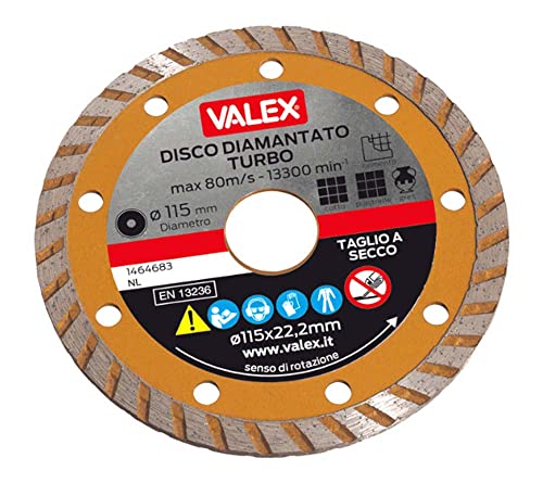 Disco Diamantato Turbo Arancio 115Mm 1464683 Valex