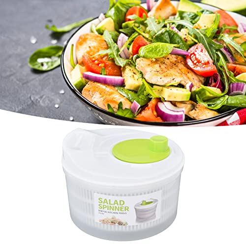 Salat-Abtropfgestell aus Kunststoff, Gemüse-Trockner, Sieb-Schüssel, Dehydrator-Schüssel für Spinner, 3 L, für Große Trockenmaschine, Salatschüssel, Große Spinner – Bild 7